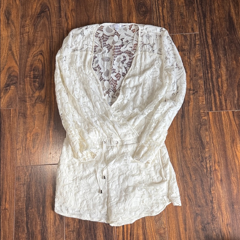 COPY - BB Romeo & Juliet Couture White Lace Romper